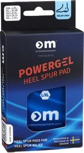 Ortho Movement Powergel Heel Spur Pad  41-46 1 par