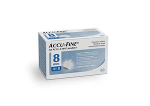 Accu-Fine pennekanyle 31G 8 mm 100 stk