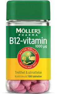 Møllers pharma B12-vitamin tab 1000 mikrog