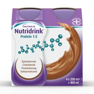 Nutridrink Protein næringsdrikk sjokolade 4x200 ml