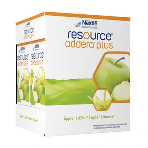 Resource Addera plus næringstilskudd, Eple, 4x200 ml