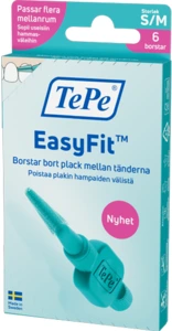 TePe EasyFit mellomromsbørste S/M 6 stk